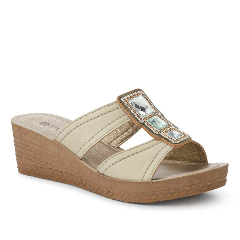 Extra-Cushioned Slip-On Wedge Mules - INB41019 / 327 504
