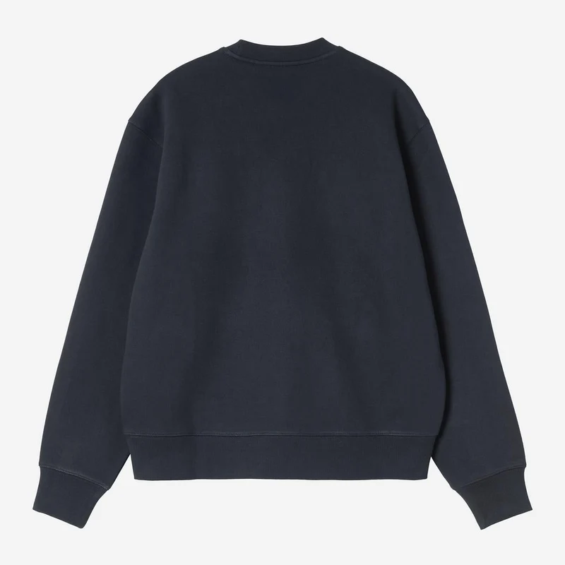 Carhartt WIP Mack Herren-Sweatshirt | Dunkelblau gewachst