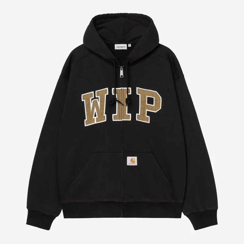 Carhartt WIP WIP Herren-Sweatjacke | Schwarz Stone Washed