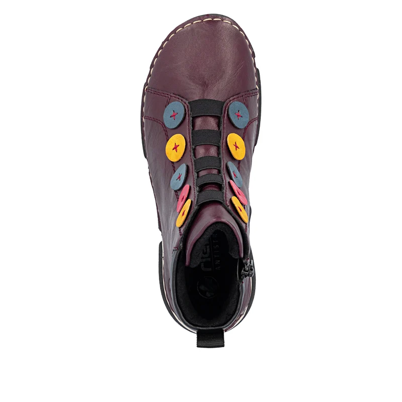 Rieker Damen-Ankle-Boots | Rot
