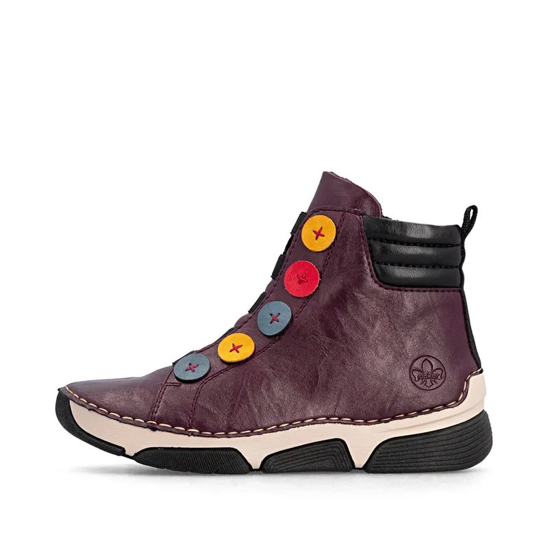 Rieker Damen-Ankle-Boots | Rot