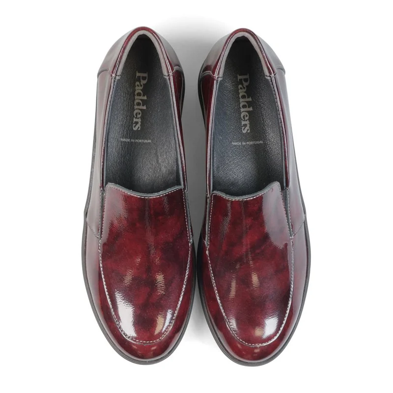 Padders Ladies Comfort 2E Fit - LEWES - Lewes / null - Burgundy Patent