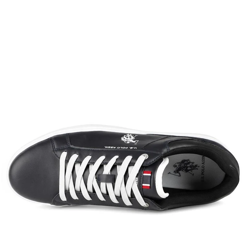 US POLO ASSN Rokko Lace Up Trainers - USPOL43001 / 330 390 - Navy