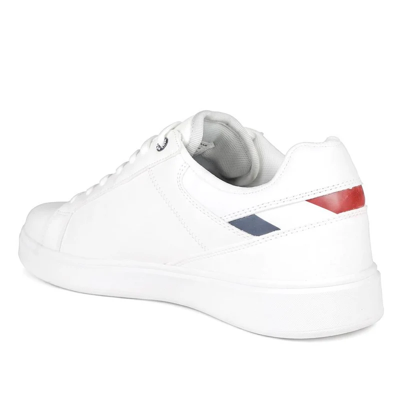US POLO ASSN Rokko Lace Up Trainers - USPOL43001 / 330 390 - White