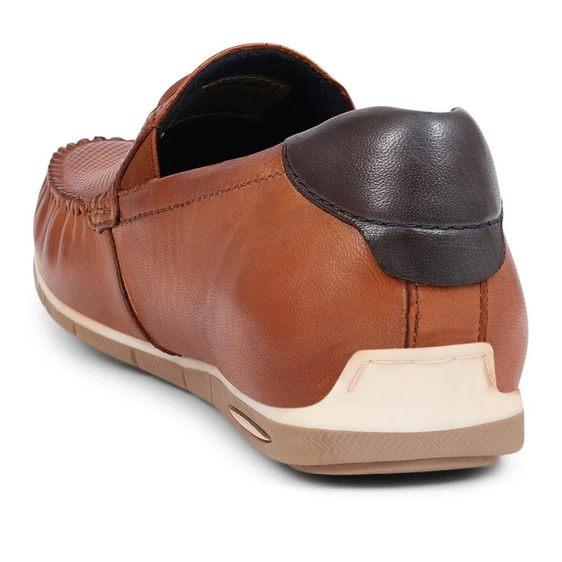 Leather Slip-On Shoes - BUG39504 / 324 763 - Cognac