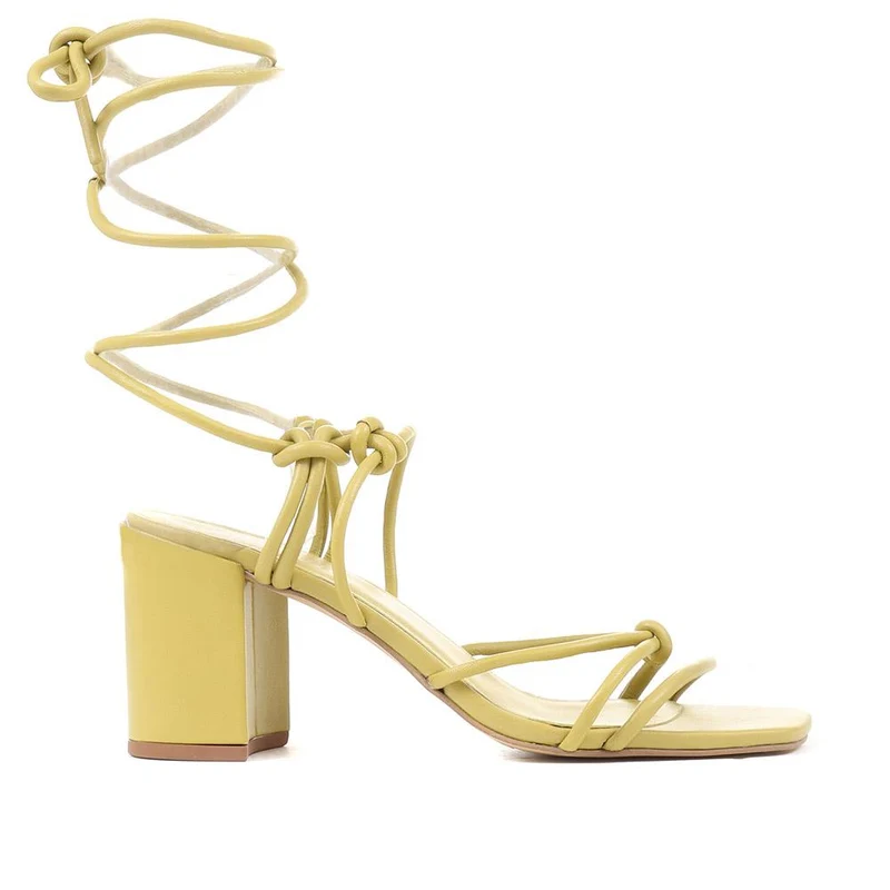 Liezel Gladiator Roped Heels - LIEZEL / 323 702 - Lime
