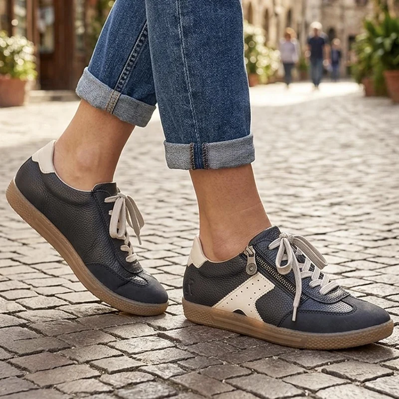 Extra-Cushioned Dual-Fastening Trainers - RKR41511 / 326 827 - Navy