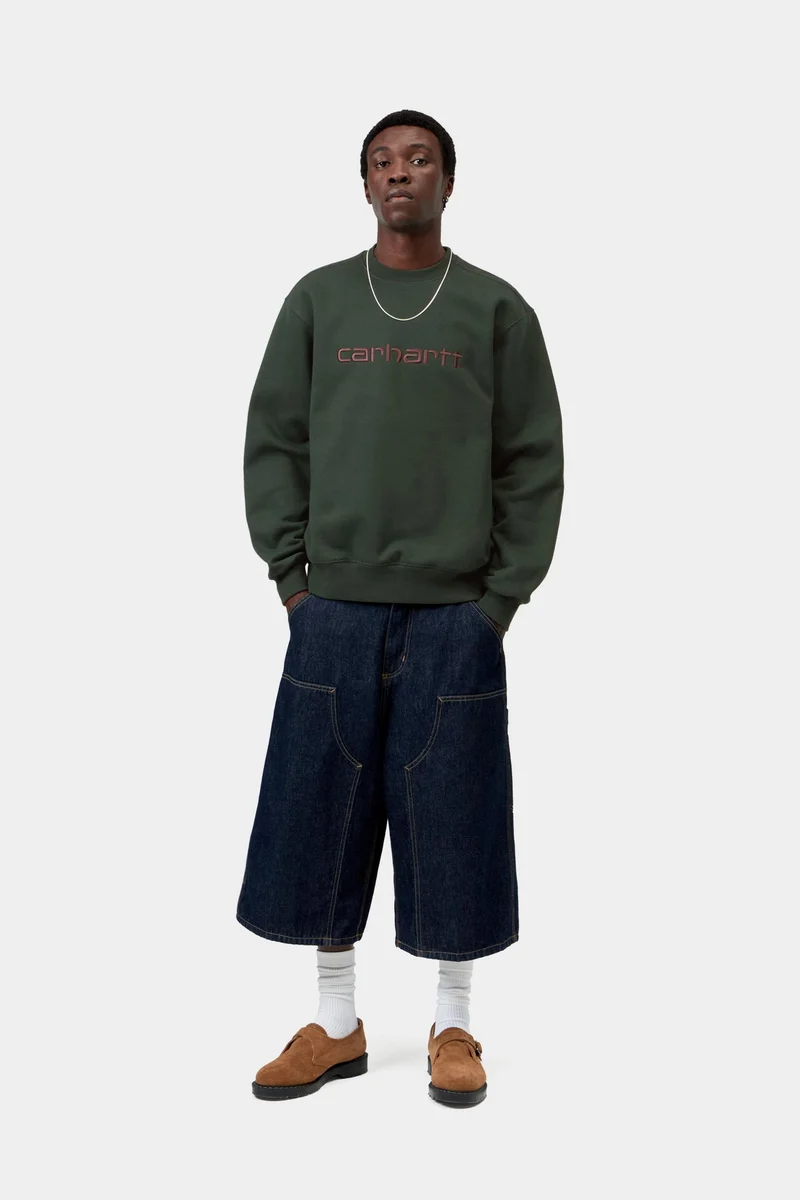 Carhartt WIP Herren Carhartt Sweatshirt | Dunkler Skarabäus-Palisander