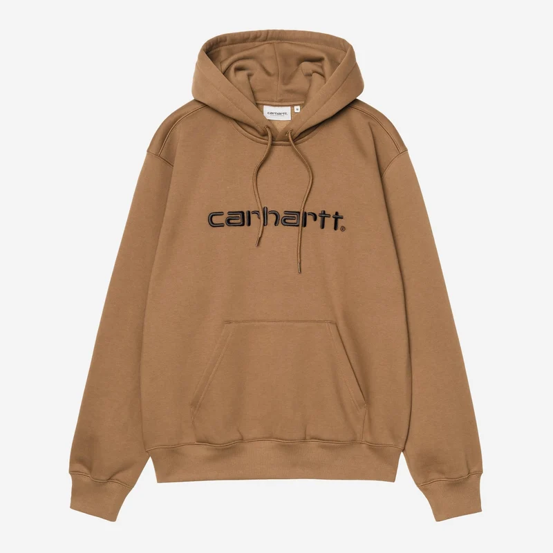 Carhartt WIP Herren Carhartt Hoodie | WIP H Braun Schwarz