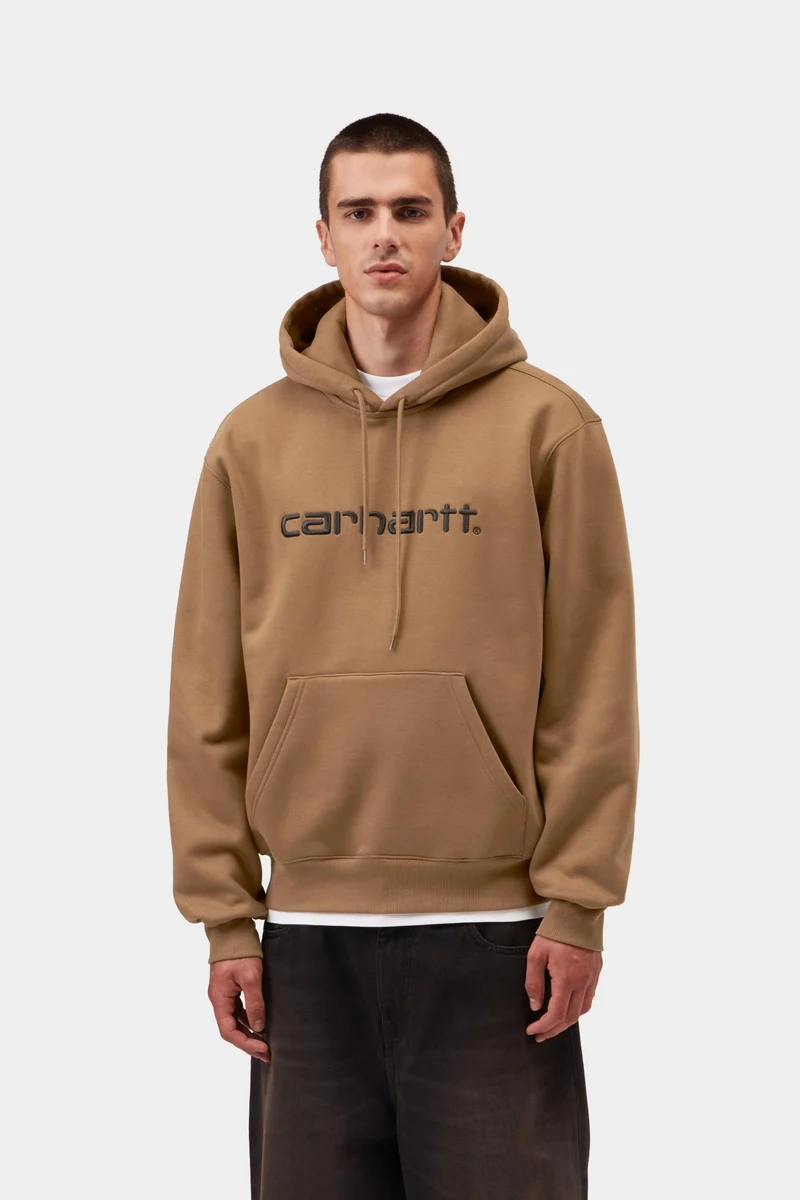 Carhartt WIP Herren Carhartt Hoodie | WIP H Braun Schwarz