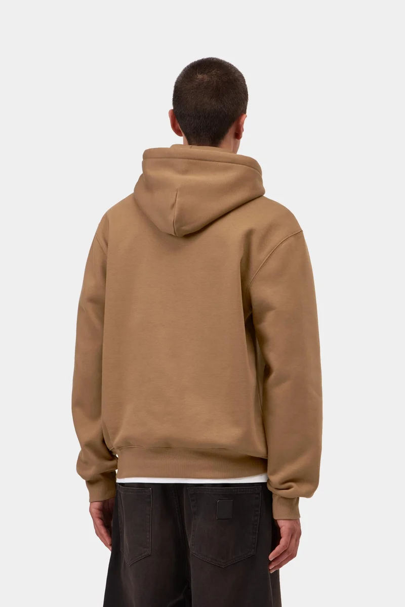 Carhartt WIP Herren Carhartt Hoodie | WIP H Braun Schwarz