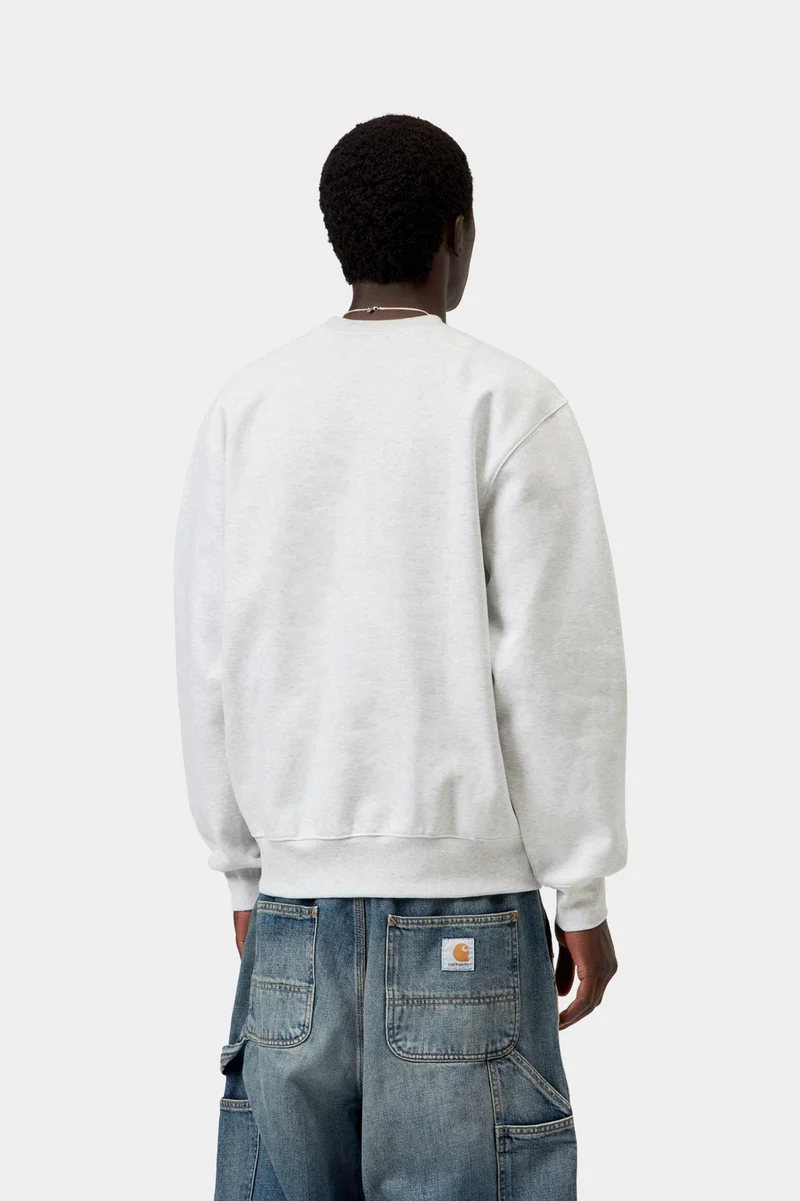 Carhartt WIP Herren Carhartt Sweatshirt | Ash Heather Graphite