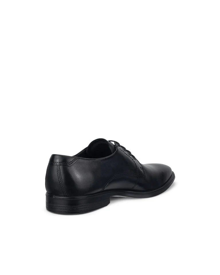 ECCO Herren Melbourne Derby-Schuh aus Leder | Schwarz