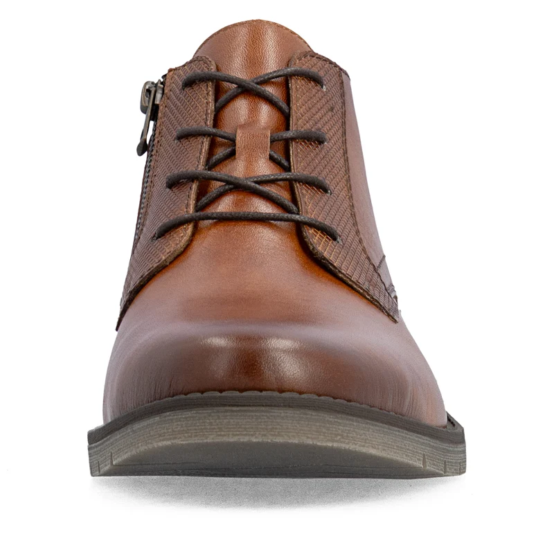 Rieker Herren-Schnürstiefeletten aus Leder | Braun