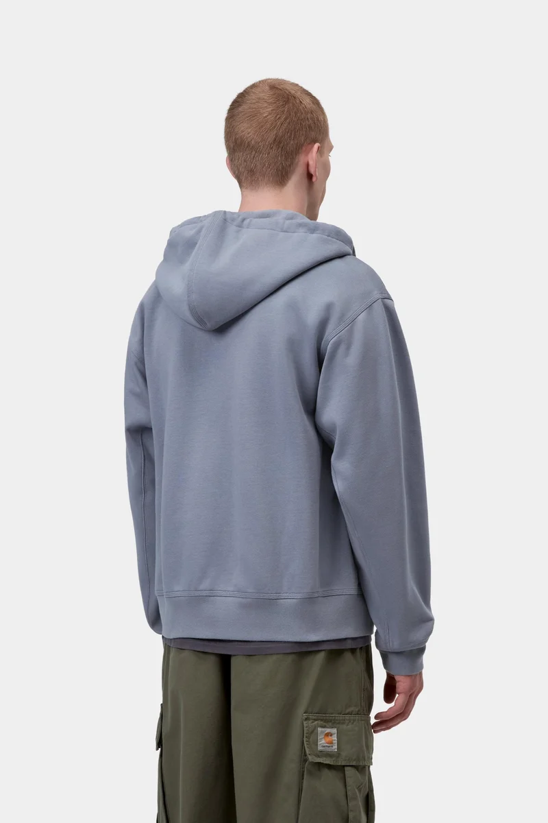Carhartt WIP Herren mit Kapuze American Script Jacke | Schattiges Blau