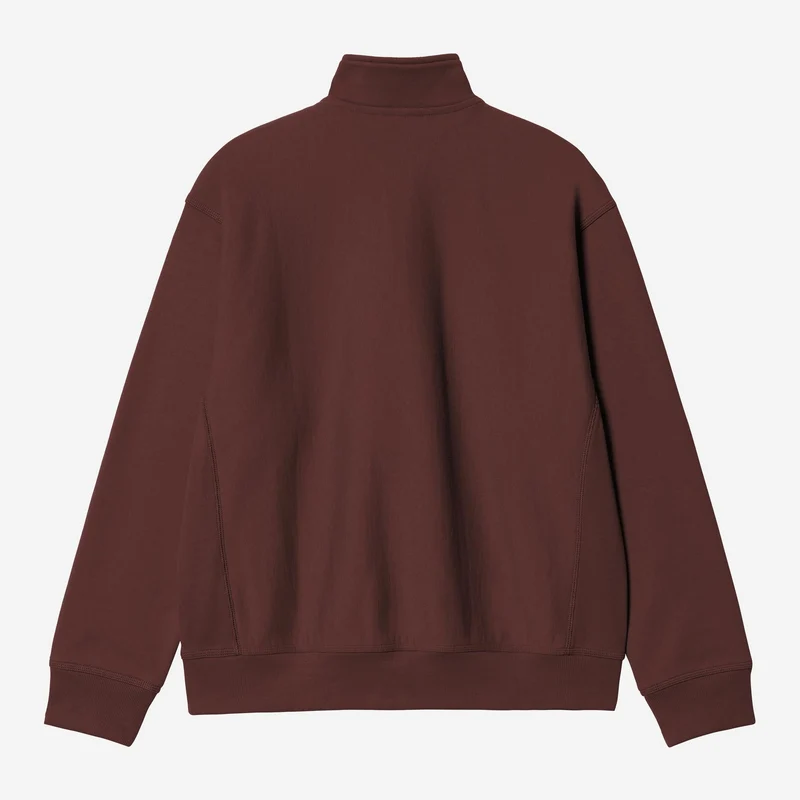 Carhartt WIP Herren Halb-Zip-Reißverschluss American Script Sweatshirt | Amarone