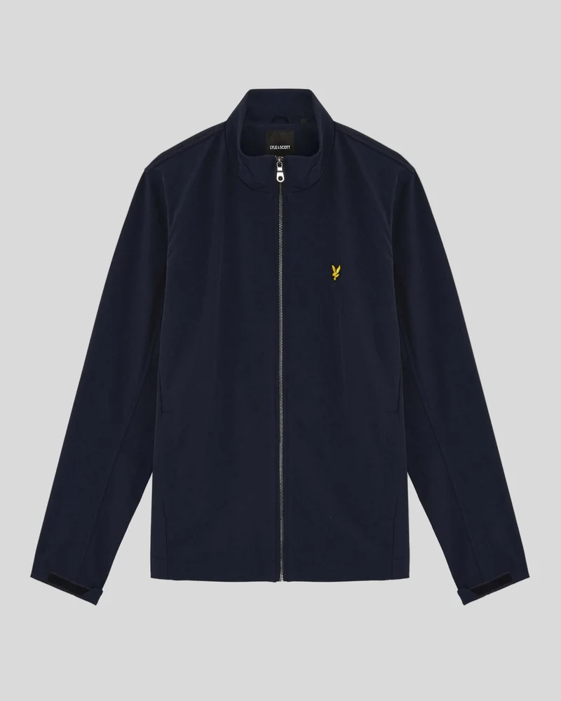Lyle & Scott Softshelljacke für Herren mit Mesh-Einsatz am Rücken | Dunkelblau