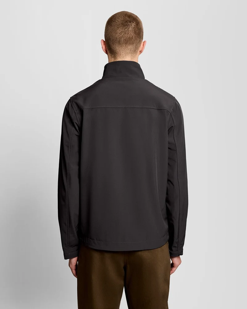 Lyle & Scott Softshelljacke für Herren mit Mesh-Rücken | Gunmetal