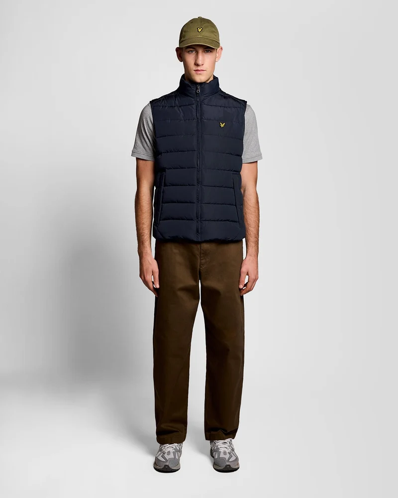 Lyle & Scott Herren-Steppweste | Dunkelblau