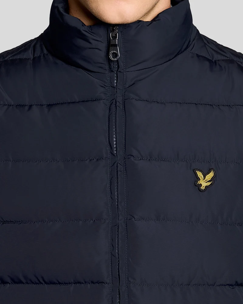 Lyle & Scott Herren-Steppweste | Dunkelblau
