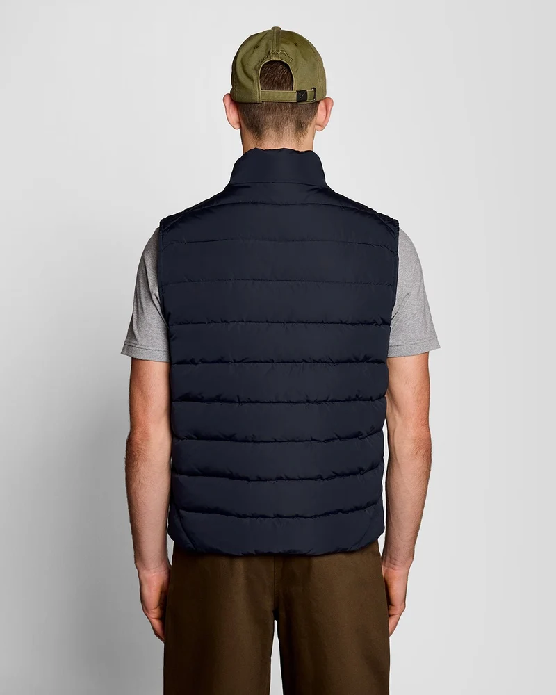 Lyle & Scott Herren-Steppweste | Dunkelblau