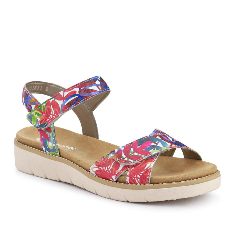 Casual Leather Touch-Fasten Sandals - DRS41507 / 327 086