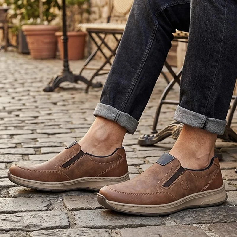 Rieker Elasticated Slip On Shoes - RKR44516 / 329 913 - Brown