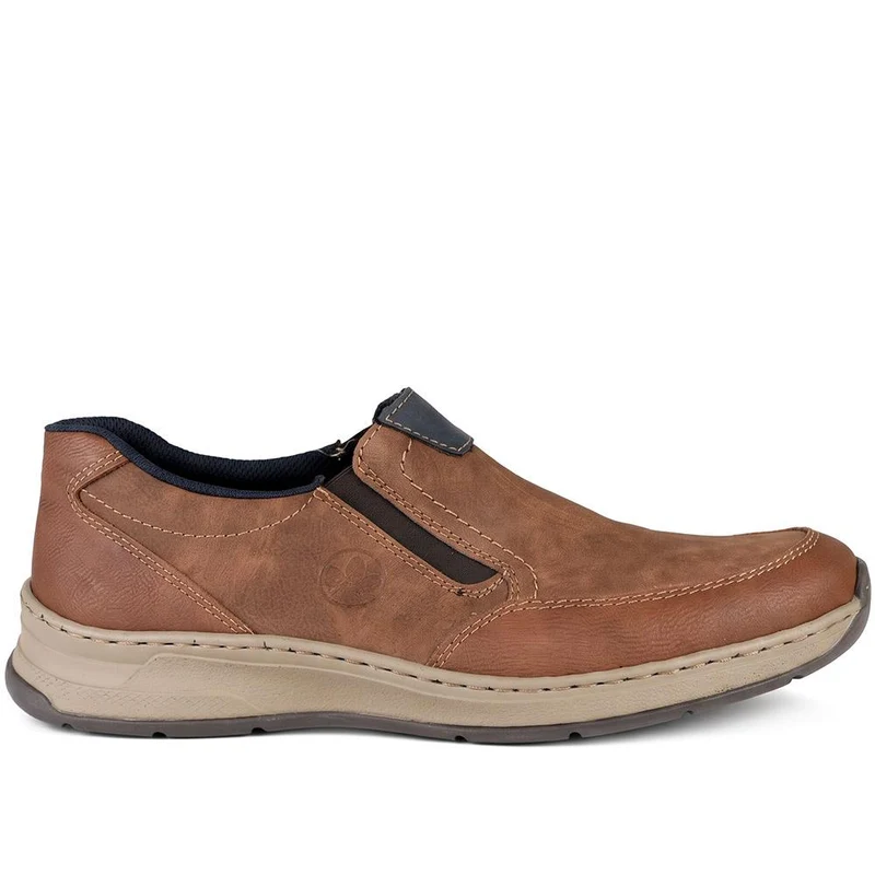 Rieker Elasticated Slip On Shoes - RKR44516 / 329 913 - Brown
