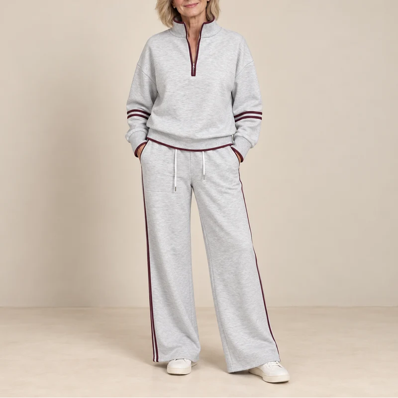 Binila – Gestricktes Trainingsanzug-Set