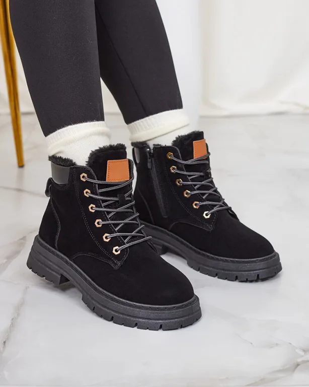 Alosia – Stiefeletten mit Schnürung Und Klobiger Sohle