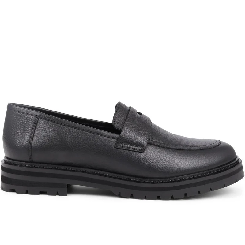 Darra2 Leather Loafers - DARRA2 / 325 352 - Black
