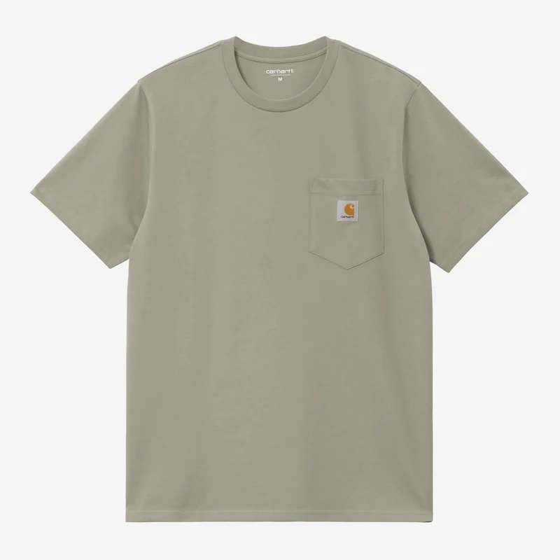 Carhartt WIP Herren-T-Shirt mit Brusttasche | Schattiges Grün