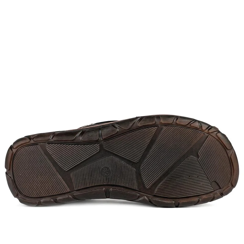 Inblu Two Tone Cross Band Mule Sandals - INB43044 / 330 338 - Olive
