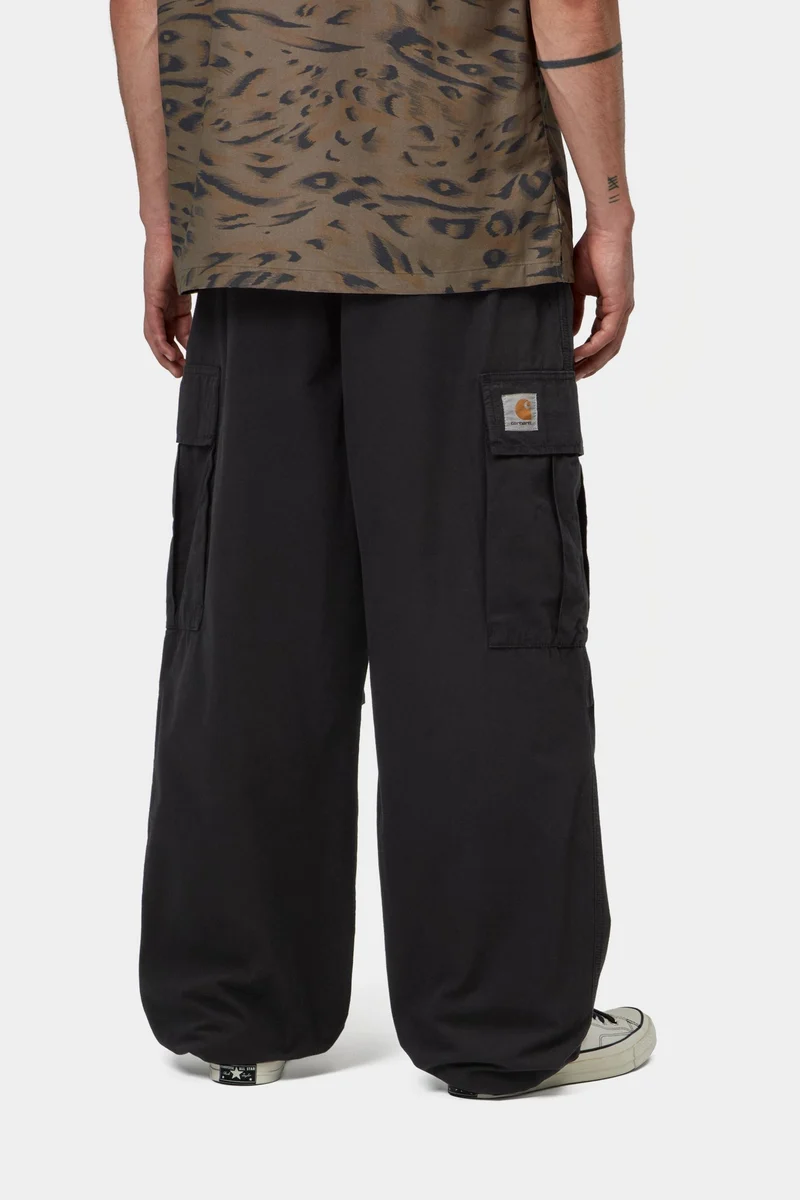 Carhartt WIP Mandler Cargohose für Herren | Schwarz, stückgefärbt