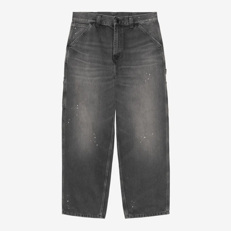 Carhartt WIP Herren OG Single Knee Hose | Black Destroy Wash