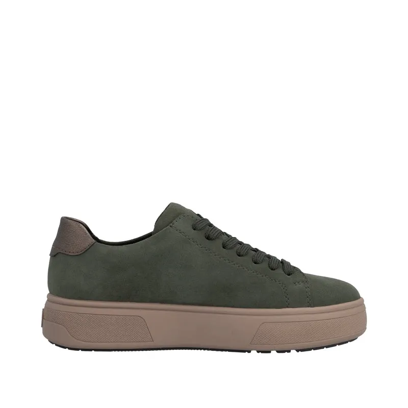 Rieker Damen-Plateau-Sneaker | Grün