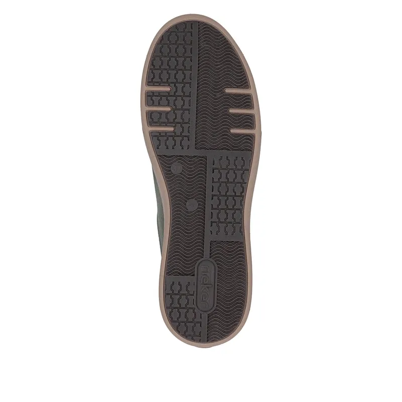 Rieker Damen-Plateau-Sneaker | Grün