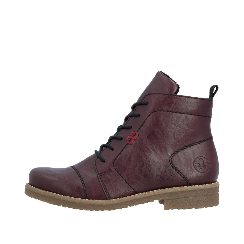Rieker Damen-Ankle-Boots | Rot