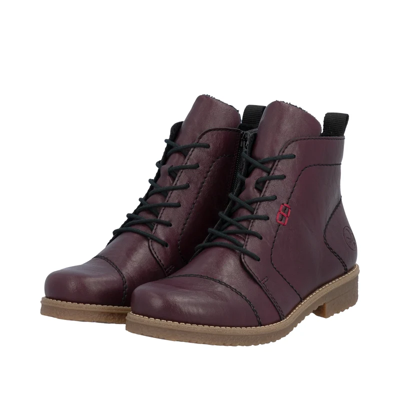 Rieker Damen-Ankle-Boots | Rot