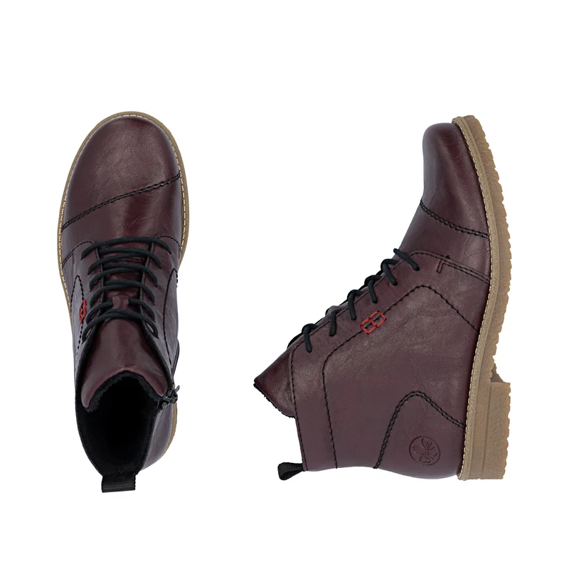 Rieker Damen-Ankle-Boots | Rot