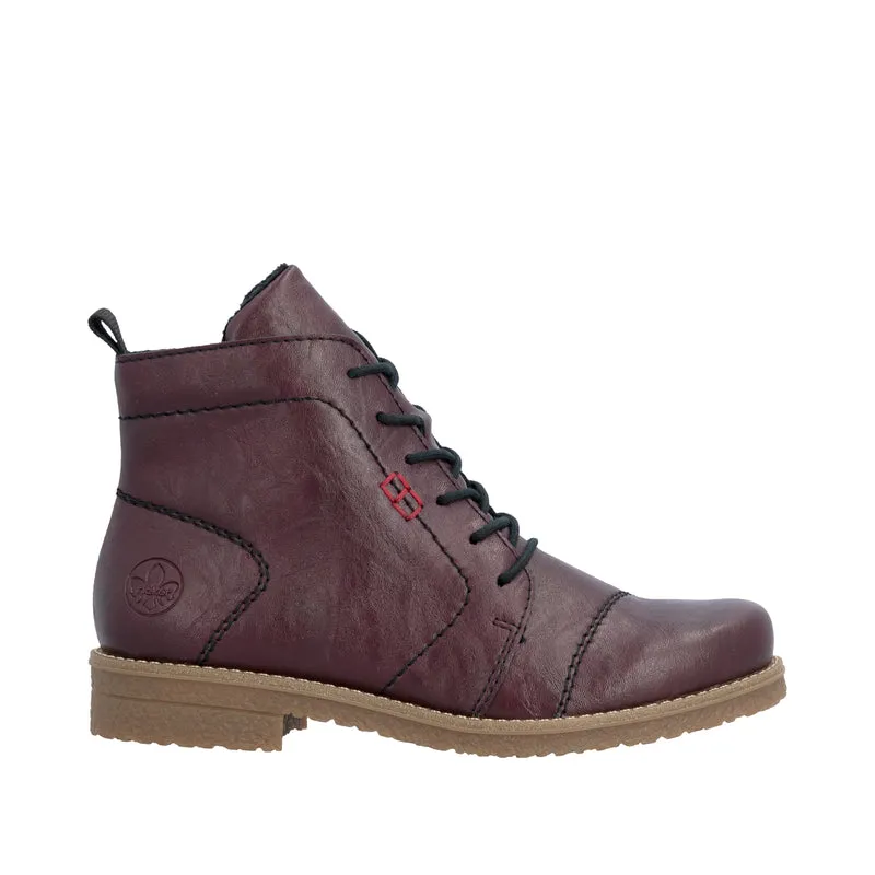 Rieker Damen-Ankle-Boots | Rot