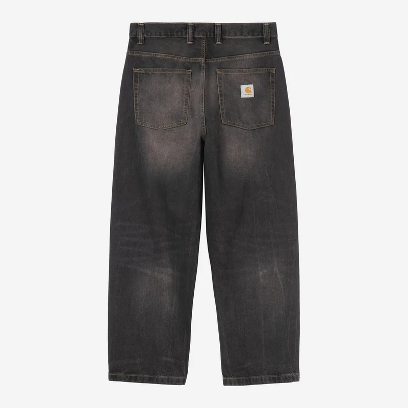 Carhartt WIP Herren Brandon Smith Jeans | Black Tobacco Used Wash