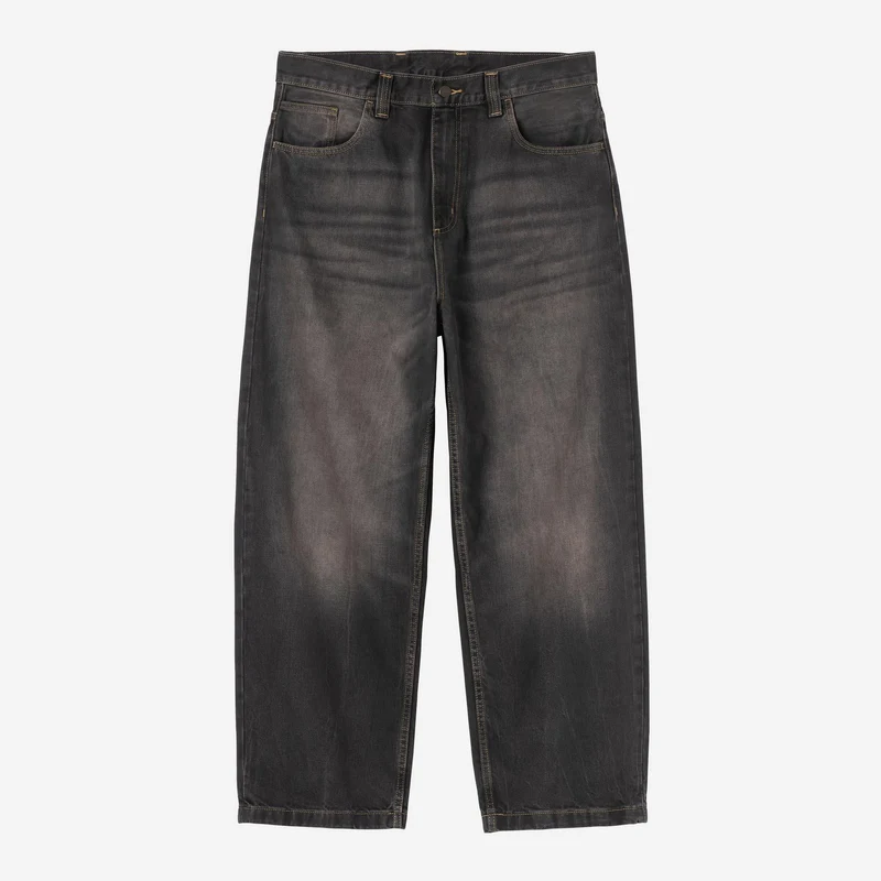 Carhartt WIP Herren Brandon Smith Jeans | Black Tobacco Used Wash