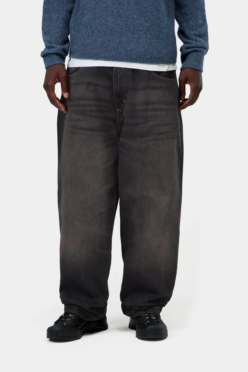 Carhartt WIP Herren Brandon Smith Jeans | Black Tobacco Used Wash