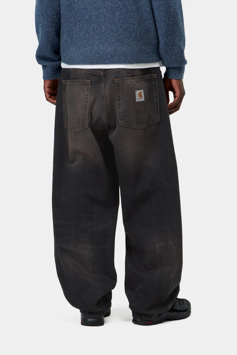 Carhartt WIP Herren Brandon Smith Jeans | Black Tobacco Used Wash