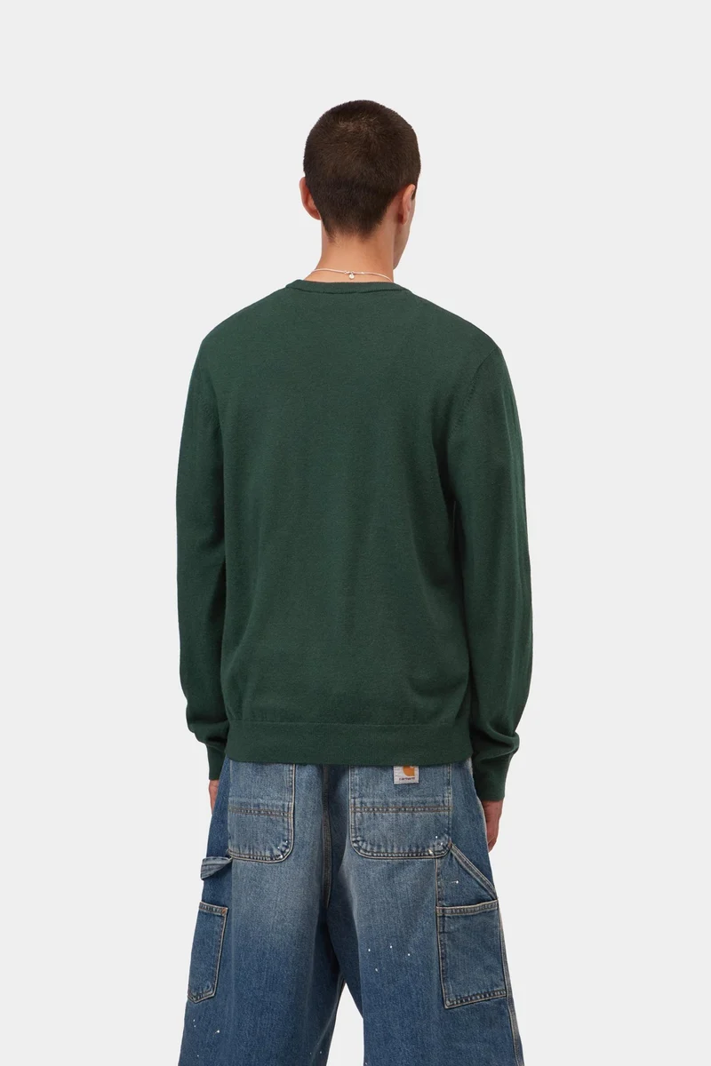 Carhartt WIP Madison Herrenpullover | Dunkelbraunes Wachs