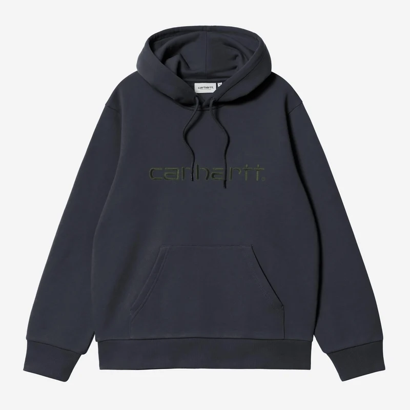 Carhartt WIP Herren Carhartt Hoodie | Dunkelblau Dunkelbraun