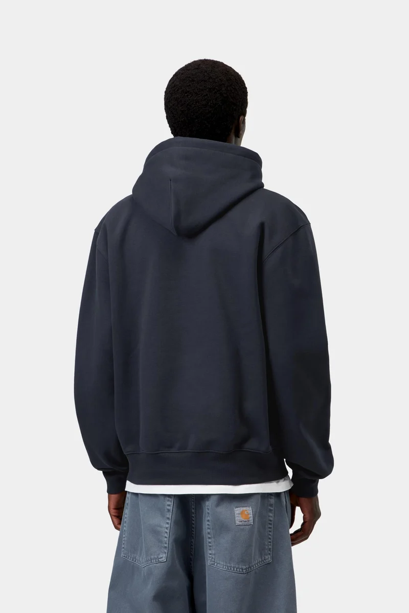 Carhartt WIP Herren Carhartt Hoodie | Dunkelblau Dunkelbraun