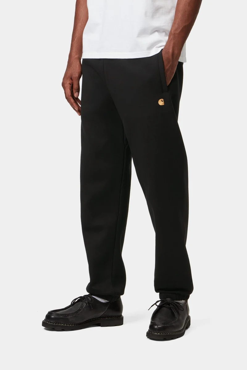 Carhartt WIP Chase Herren-Sweathose | Schwarz