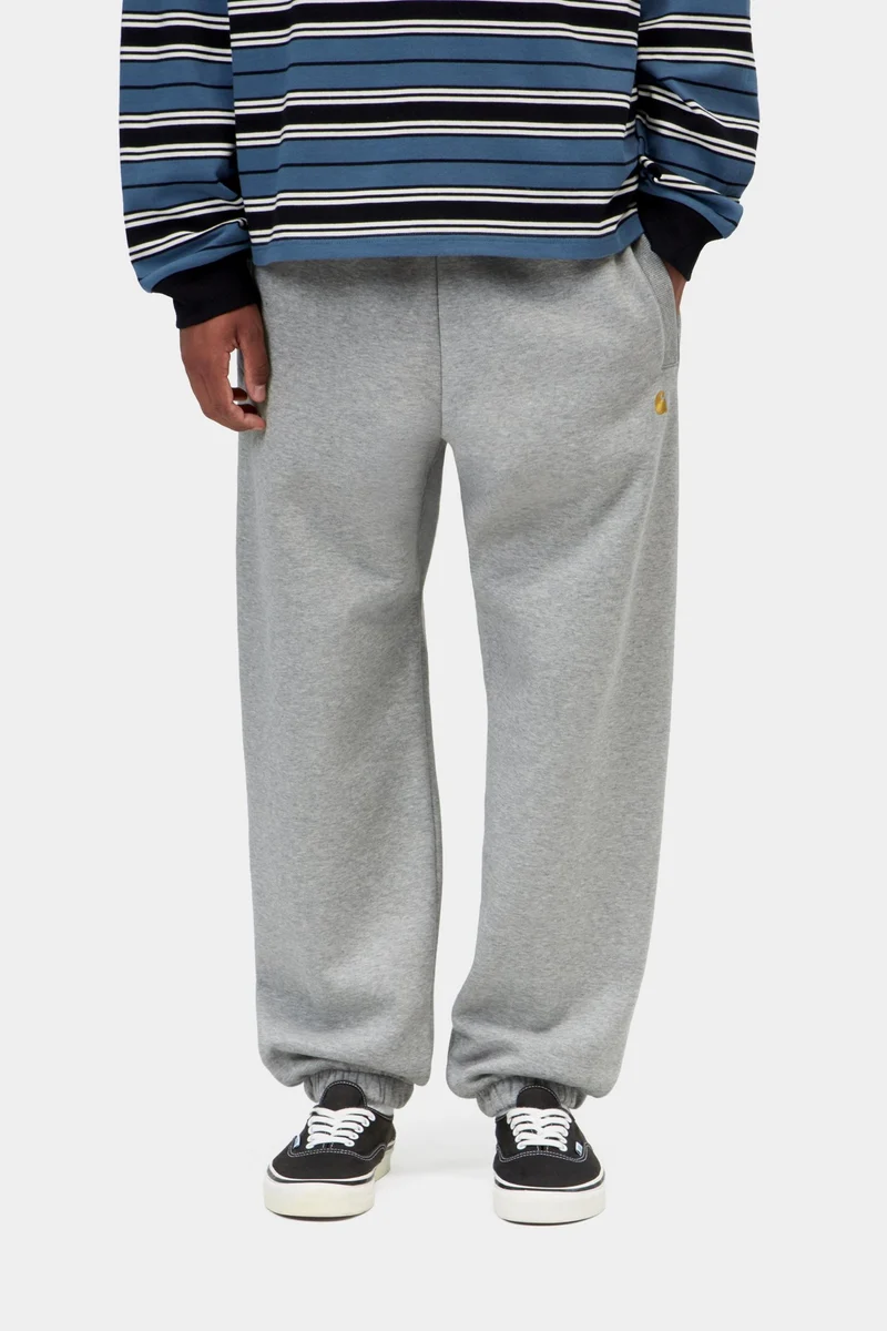Carhartt WIP Chase Herren-Sweathose | Grau meliert